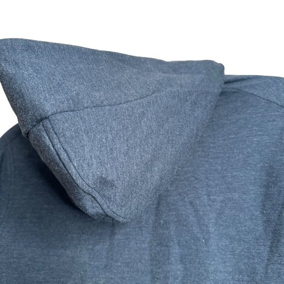 Lululemon City Sweat Full Zip Hoodie Sweatshirt Navy Blue Mens XS - Picture 4 of 8